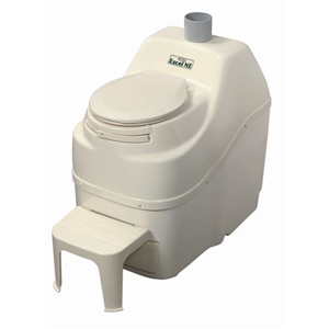 Excel NE Non Electric Self Contained Composting Toilet - Bone