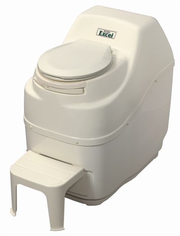 Excel Electric Self Contained Composting Toilet - Bone