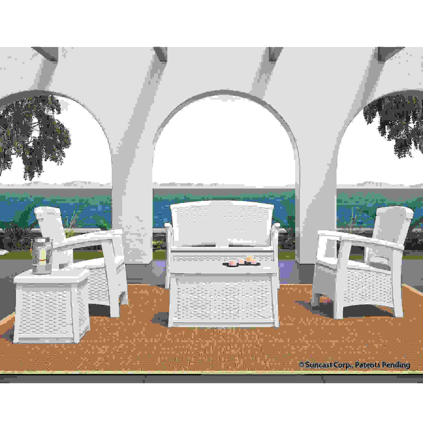 5pc Conversation Set - White