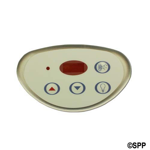 Spaside Control, Sundance LX-10, 4-Button, LED, Light-Pump1-Down-Up