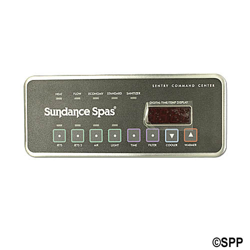 Spaside Control, Sundance 700/750, 8-Button, LED, Pump1-Pump2-Blower