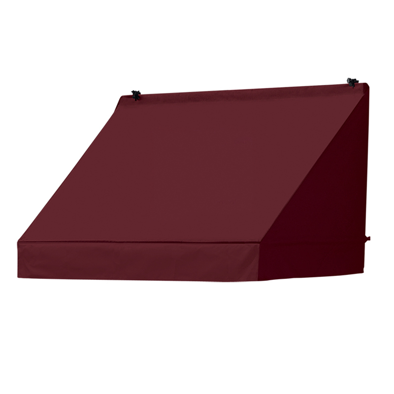 4' Classic Awnings in a Box Burgundy