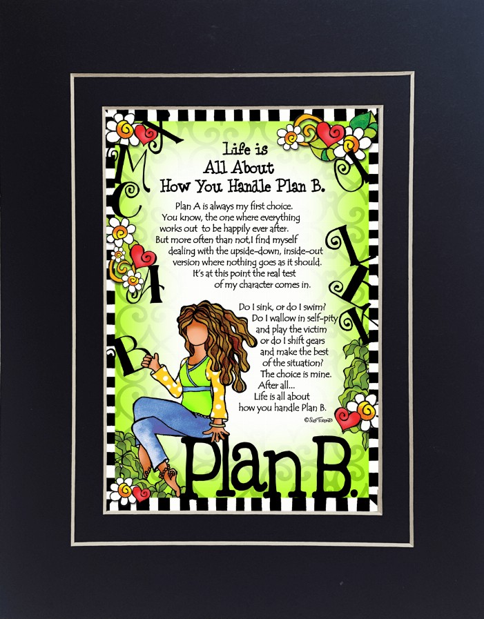 Plan B - 8" x 10" Black