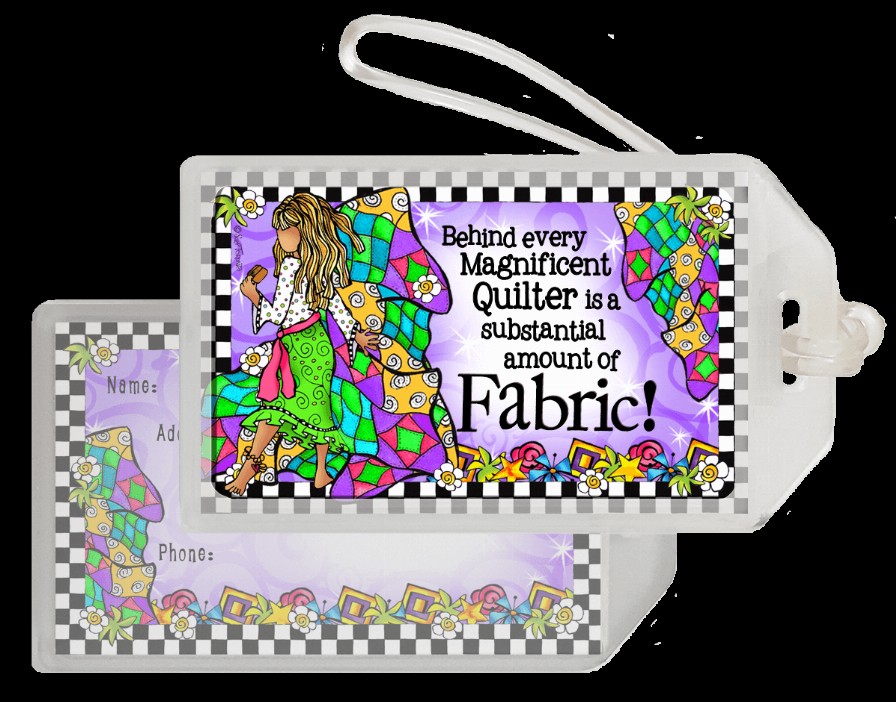 Quilt Collection Bag Tag - Quilt #5_FABRIC
