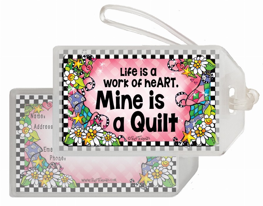 Quilt Collection Bag Tag - Quilt-Work of Heart