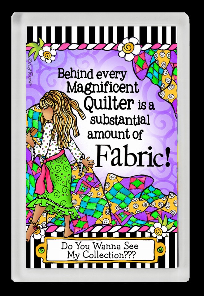 Quilt Collection Magnet - Quilt #5_FABRIC