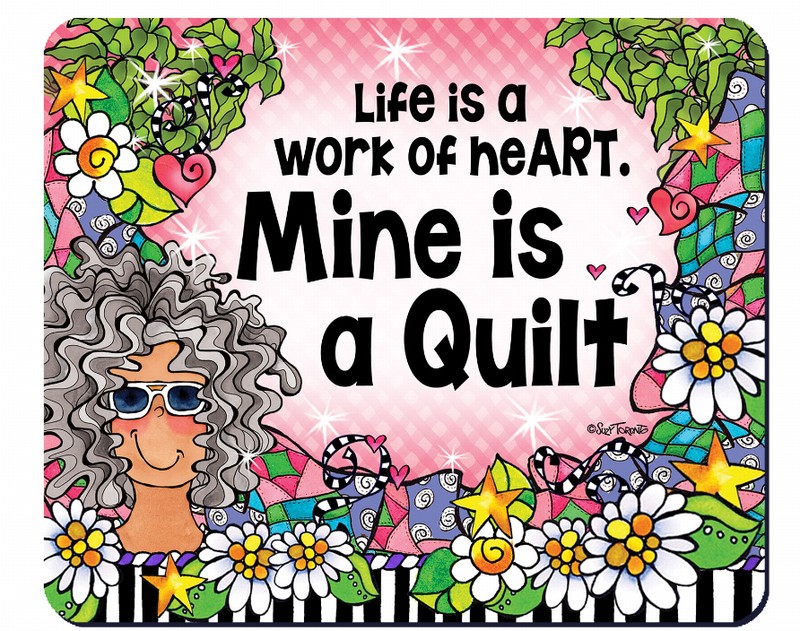 Quilt Collection Mouse Pad - Quilt-Work of Heart