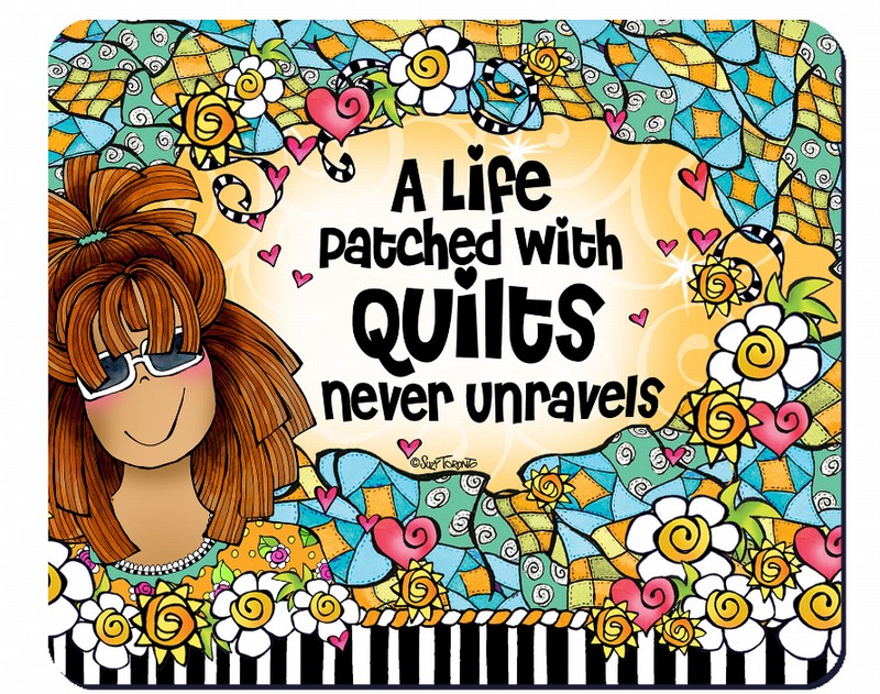 Quilt Collection Mouse Pad - Quilt-Never Unravels