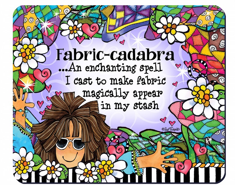 Quilt Collection Mouse Pad - Quilt-Fabric Cadabra