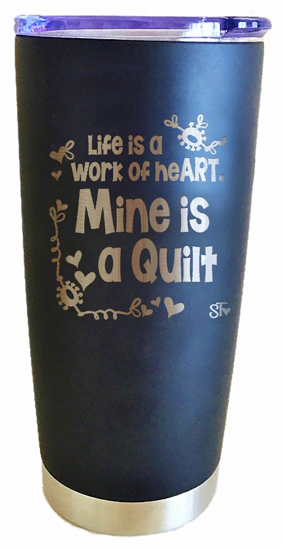 Quilt Collection Premium Tumbler - Quilt-Work of Heart