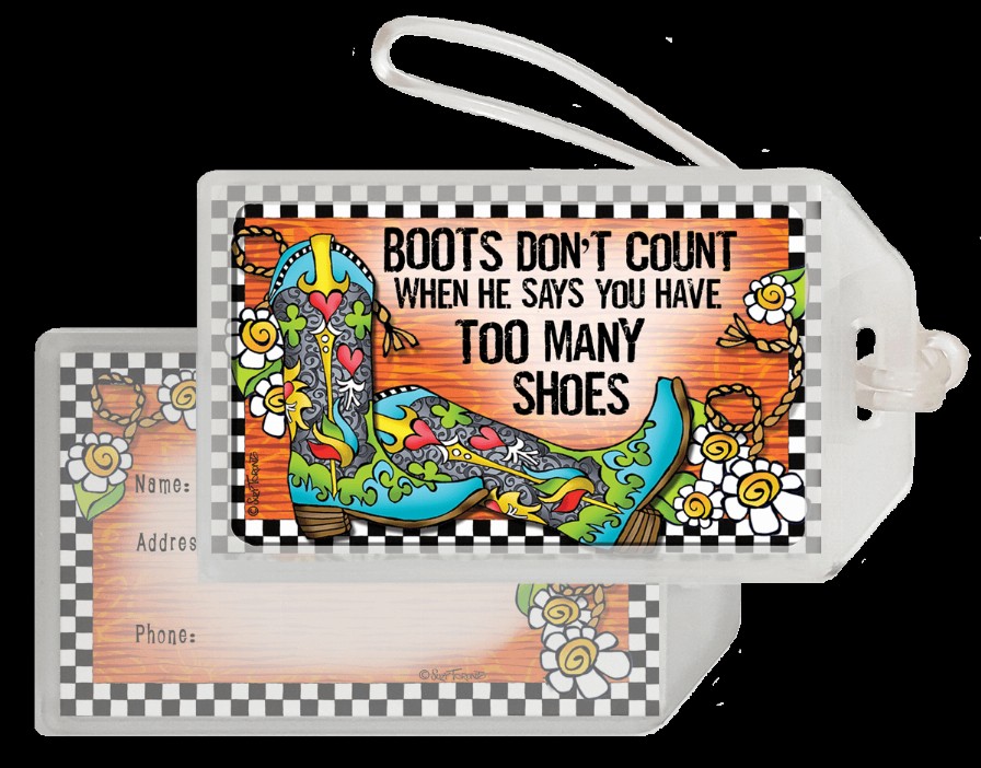 TingleBoot Collection Bag Tag - Boots Don't Count