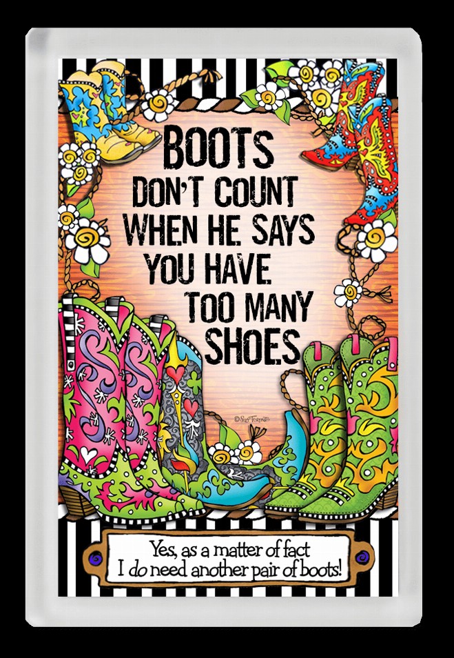 TingleBoot Collection Magnet - Boots Don't Count