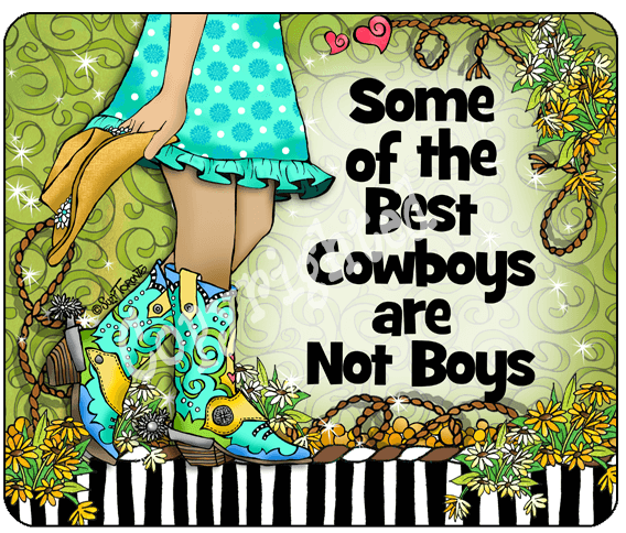 TingleBoot Collection Mouse Pad - Best Cowboys
