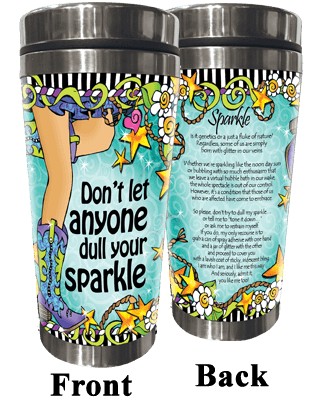 TingleBoot Collection Stainless Steel Tumbler - Sparkle