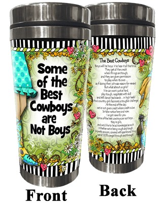 TingleBoot Collection Stainless Steel Tumbler - Best Cowboys