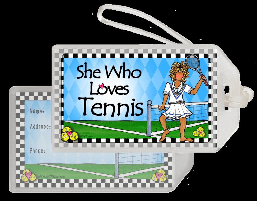 Wacky Bag Tag - Tennis