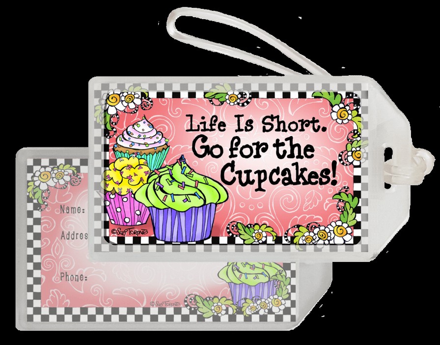 Wacky Bag Tag - Eat Cupcakes