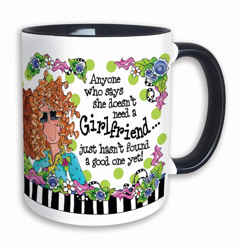 Wacky Ceramic Mug -  Girlfriend