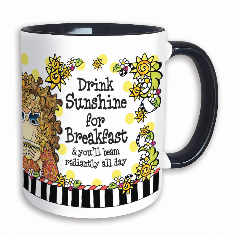 Wacky Ceramic Mug -  Sunshine