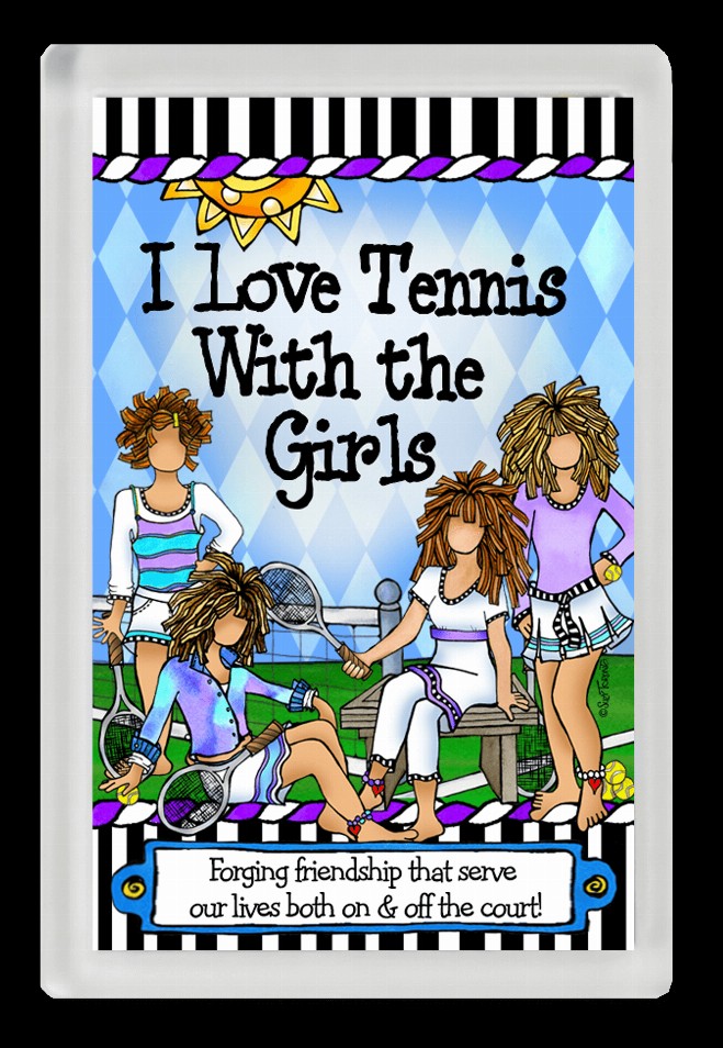 Wacky Magnet - Tennis with the Girls
