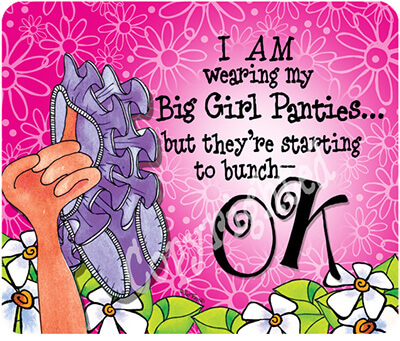 Wacky Mouse Pad - Big Girl Panties s