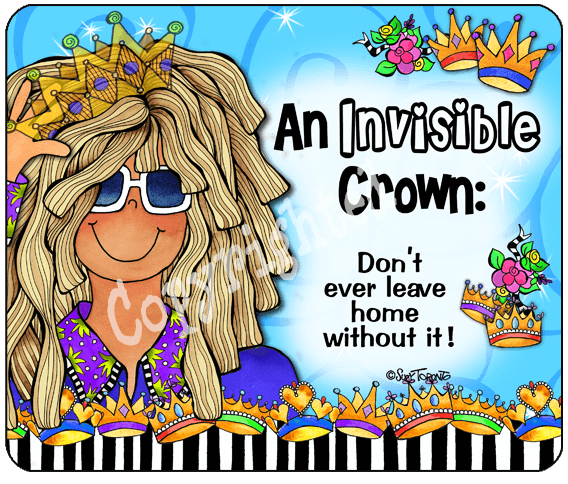Wacky Mouse Pad - Invisible Crown s