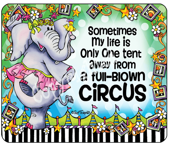 Wacky Mouse Pad - Full Blown Circus