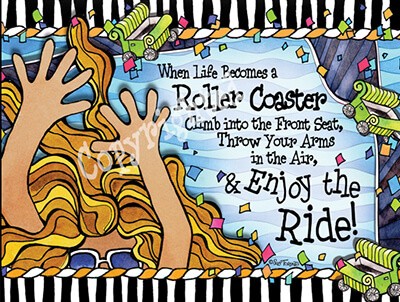 Wacky Note Cards -  Enjoy The Ride