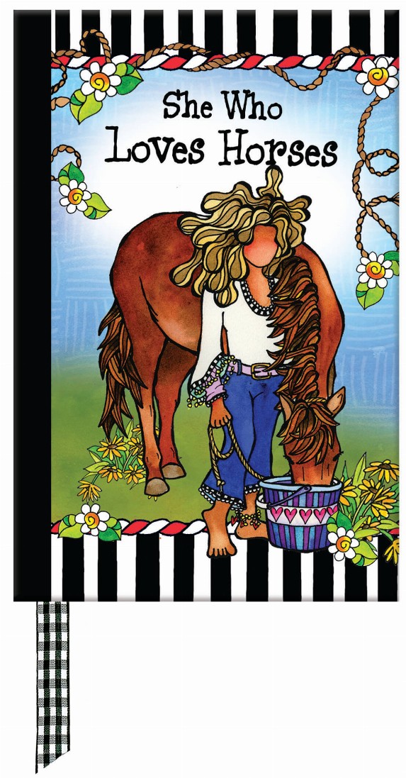 Wacky Pocket Notebook -  Loves Horses