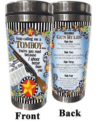 Wacky Stainless Steel Tumbler -  Tomboy