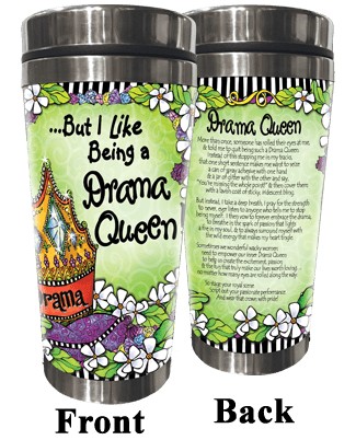 Wacky Stainless Steel Tumbler - Drama queen