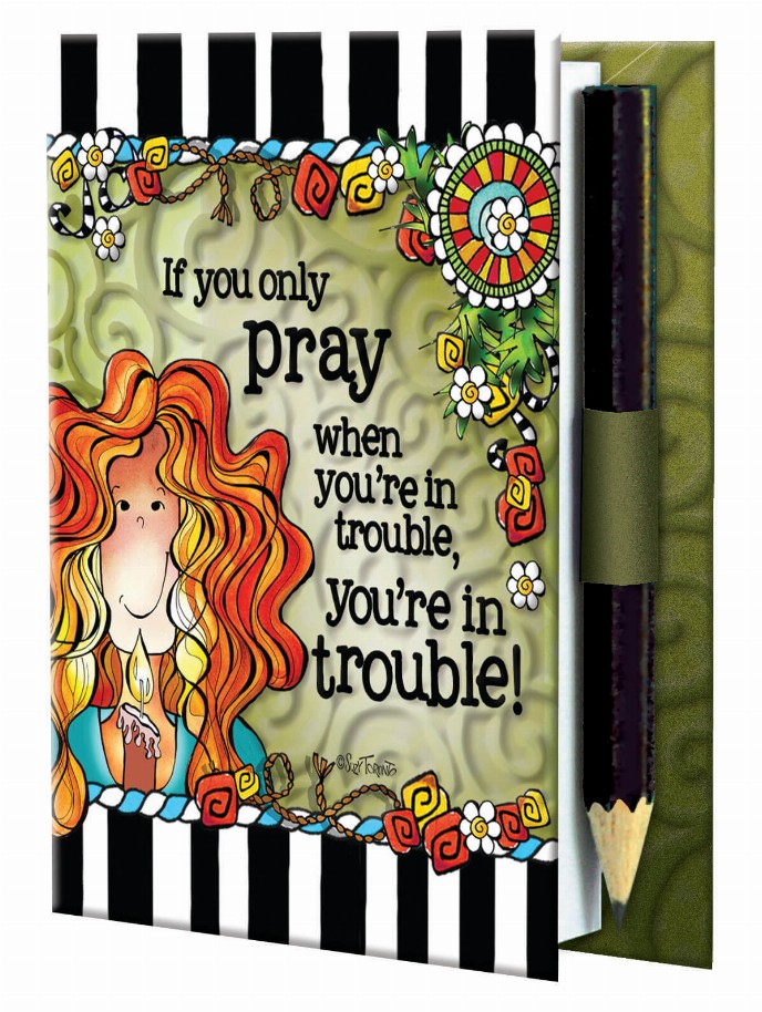 Wacky Stickypad Notebooks -  Pray