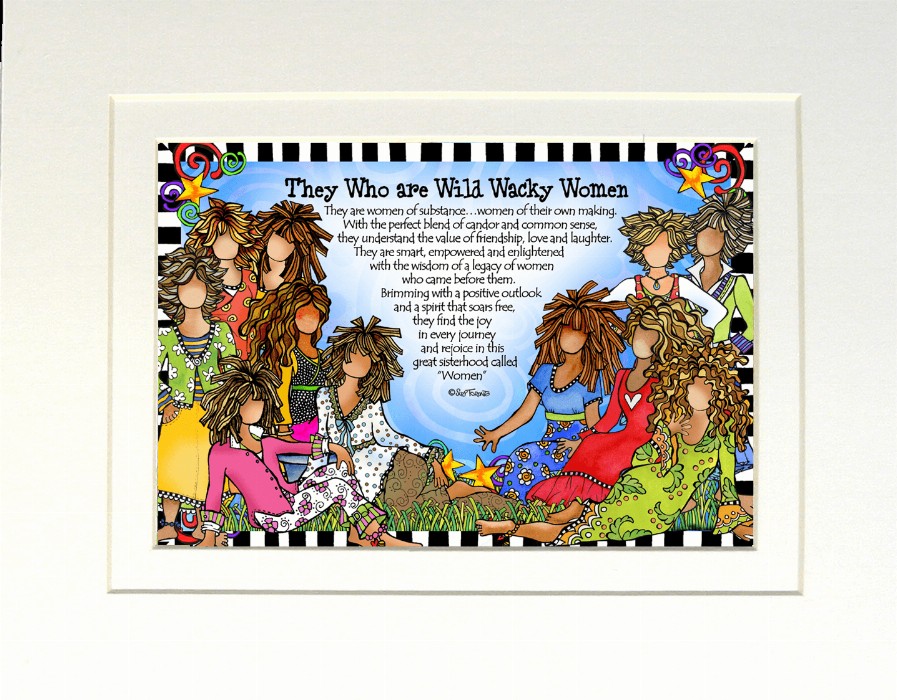 Wild Wacky Women - 8" x 10" White Wild Wacky Women (11)