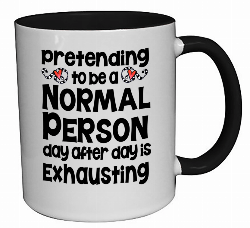 Wonderful Wacky Ceramic Mug - Pretending