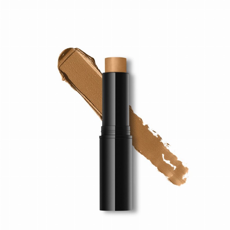 Natural Finish Creamy Foundation Stick 0.35 Oz. - Rich Bronze-Deep skin with warm red brown undertones