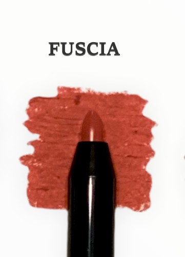 Retractable Matte Lip Liner With Shea Butter - Fuscia-Pink with red orange undertoneFuscia