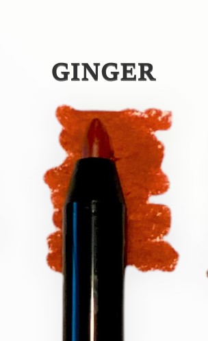 Retractable Matte Lip Liner With Shea Butter - Ginger-Deep orange with warm yellow undertoneGinger