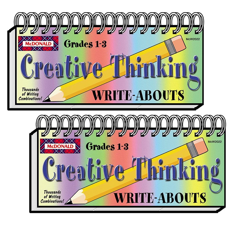 Creative Thinking Write-Abouts, Grade 1-3, Pack of 2