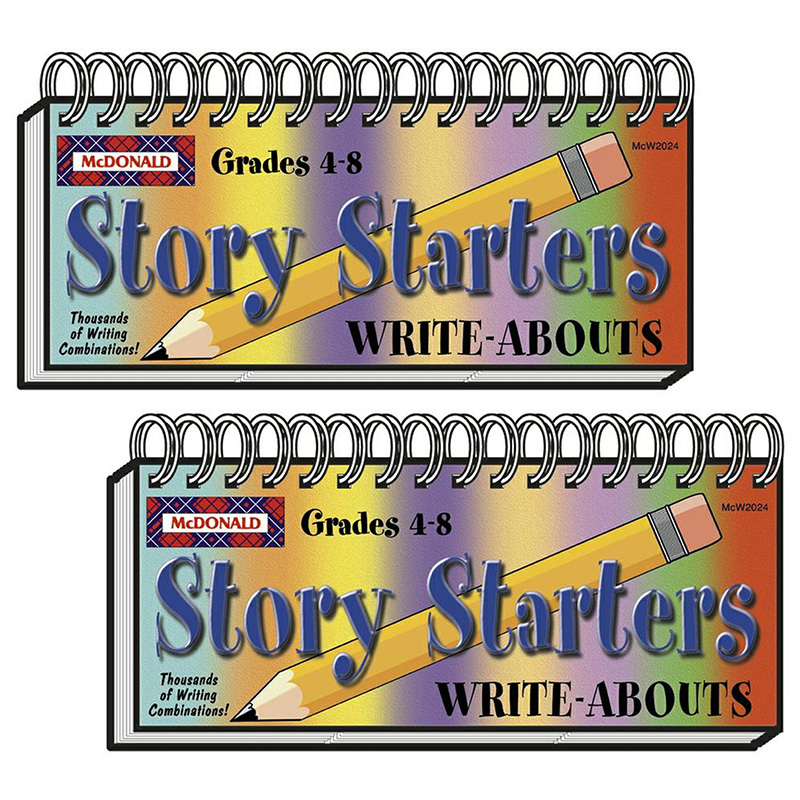 Story Starters Write-Abouts, Grade 4-8, Pack of 2