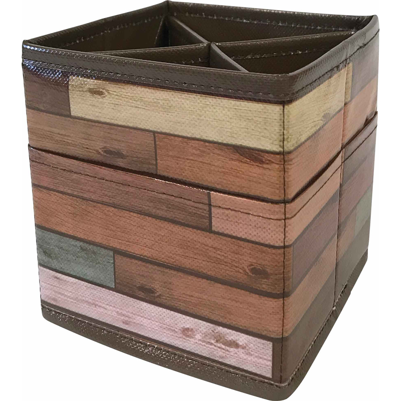 Reclaimed Wood Design Desktop Organizer