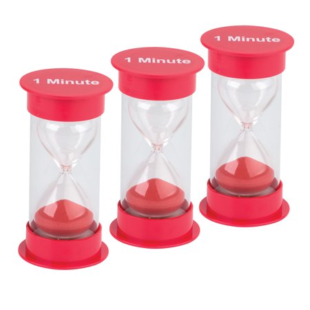 Sand Timer, Medium, 1 Minute, Pack of 3