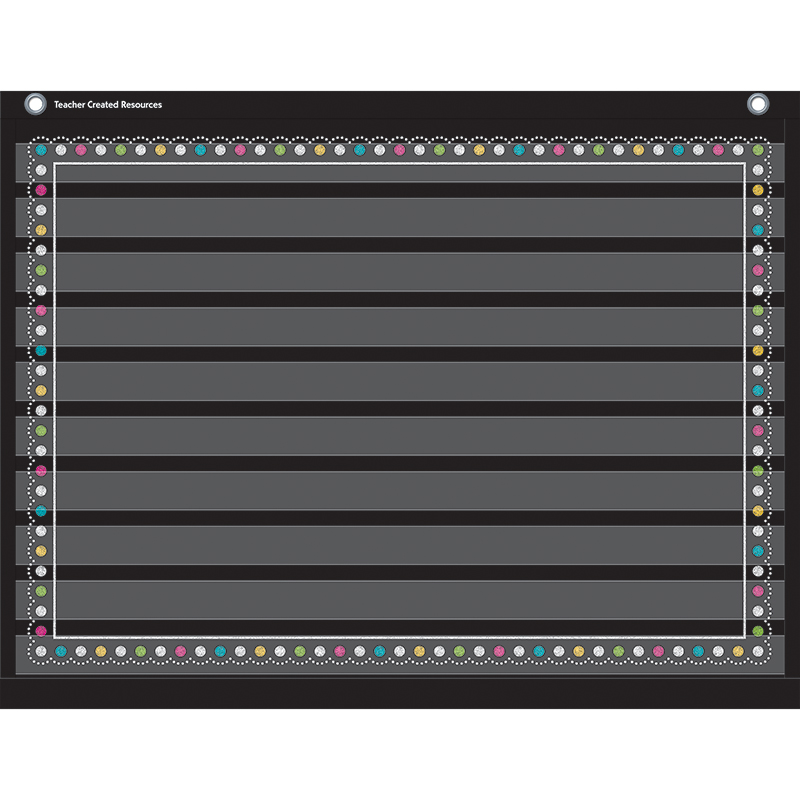 Chalkboard Brights Mini Pocket Chart, 17" x 22"