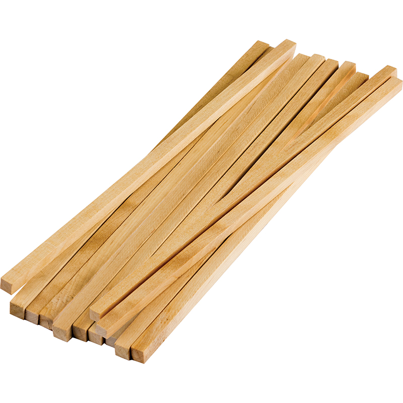 STEM Basics, Square Wood Dowels, Pack of 12