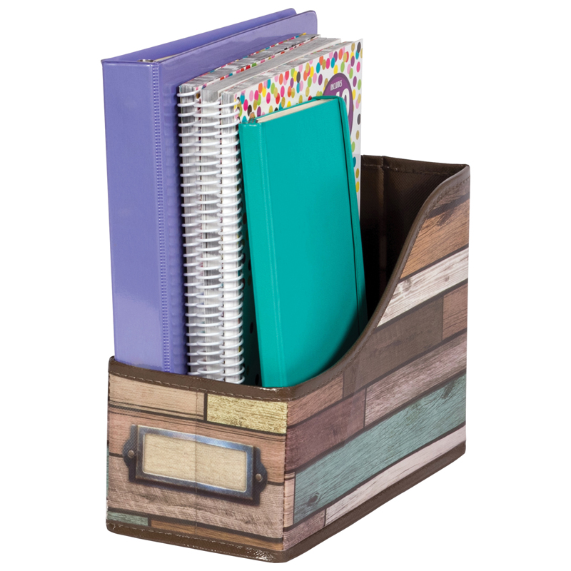 Reclaimed Wood Design Book Bin