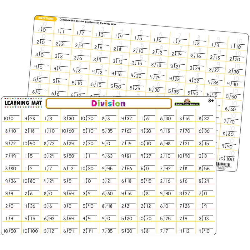 Division Learning Mat