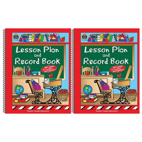 Lesson Plan and Record Book, Pack of 2