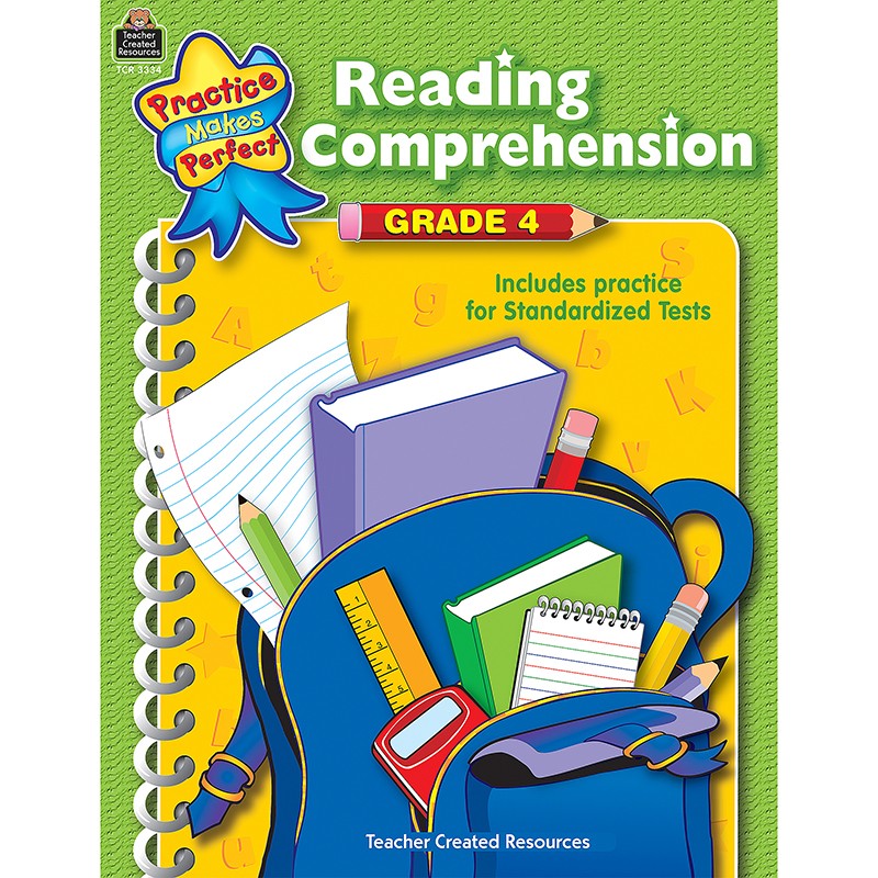 Practice Makes Perfect: Reading Comprehension Book, Grade 4