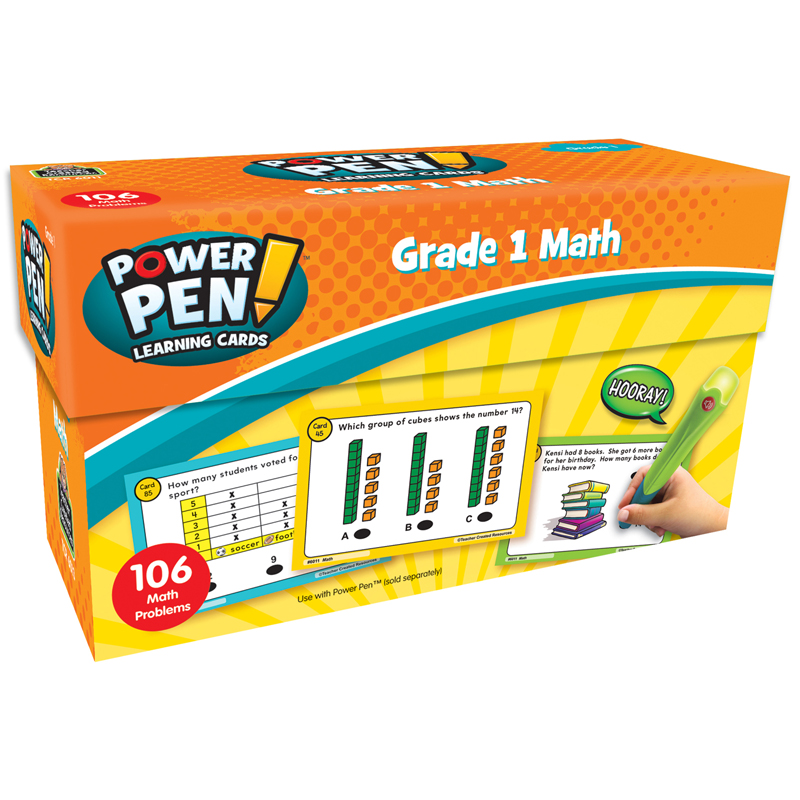 Power Pen Learning Cards: Math Grade 1