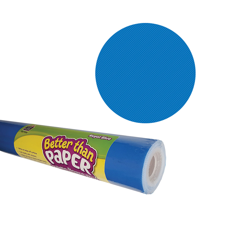 Better Than Paper Bulletin Board Roll, 4' x 12', Royal Blue, 4 Rolls