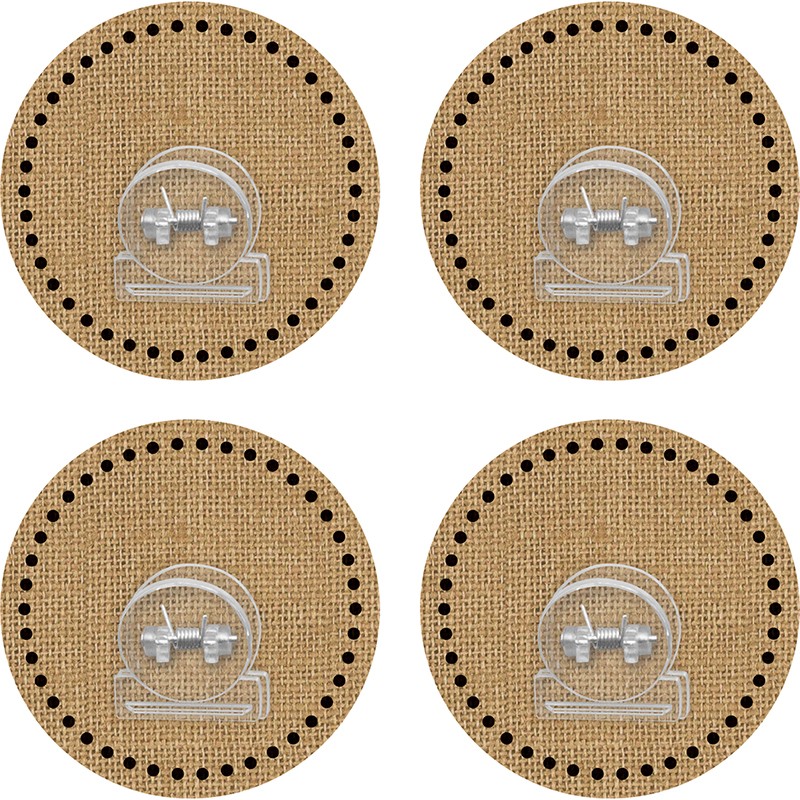 Clingy Thingies Clips, Burlap Design